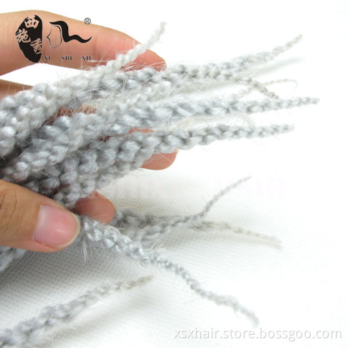 wholesale price 3D Cubic Twist Crochet Braids Hair Extensions